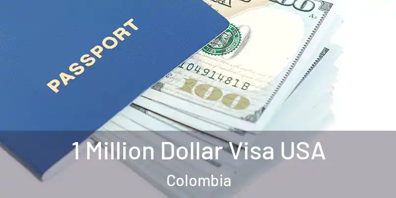  1 Million Dollar Visa USA Colombia